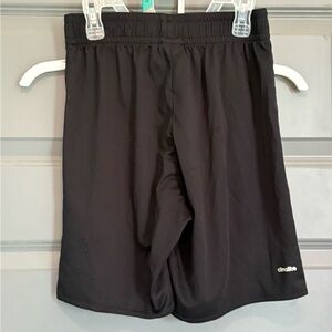 Adidas Black Athletic Shorts Elastic Waist Lightweight